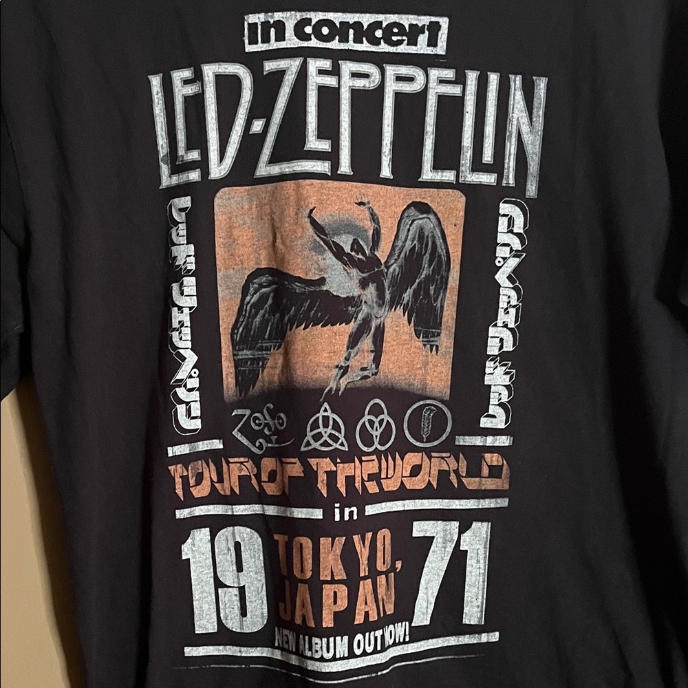 😄Repop Led Zeppelin graphic Tshirt large